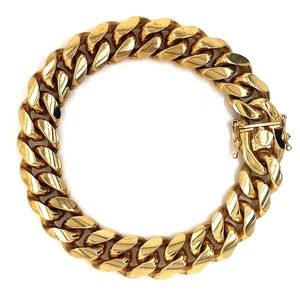 Heavy Closed Miami Cuban Link Bracelet